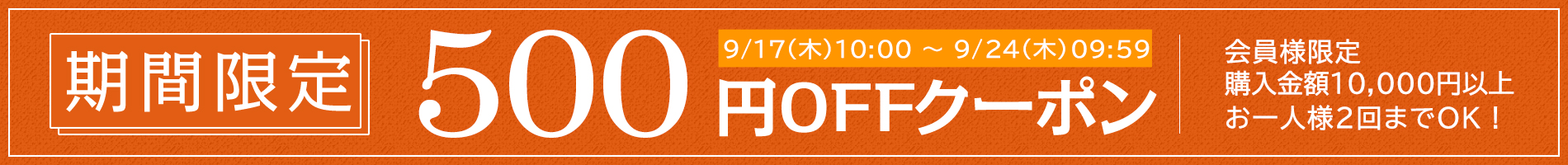 お得なクーポン